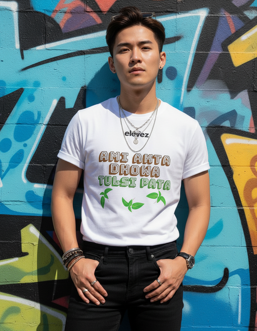 "Ami akta dhowa tulsi pata" Tshirt