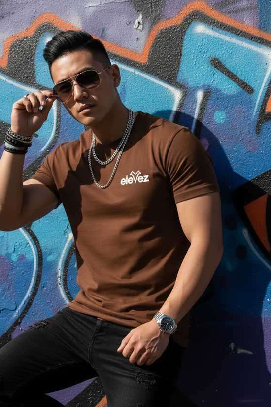 Coffee brown premium tshirt