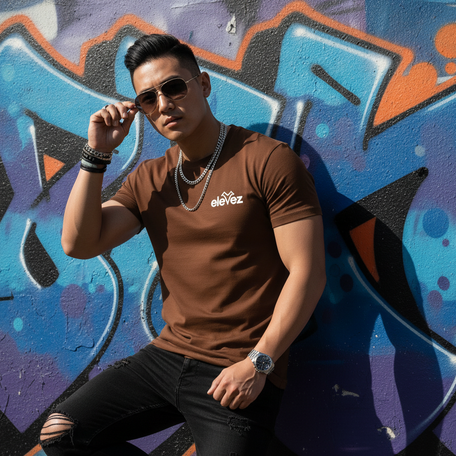 Coffee brown premium tshirt