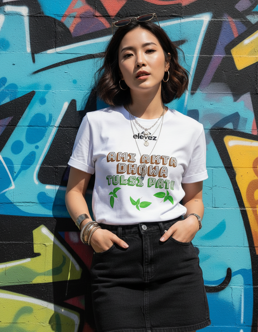 "Ami akta dhowa tulsi pata" Tshirt