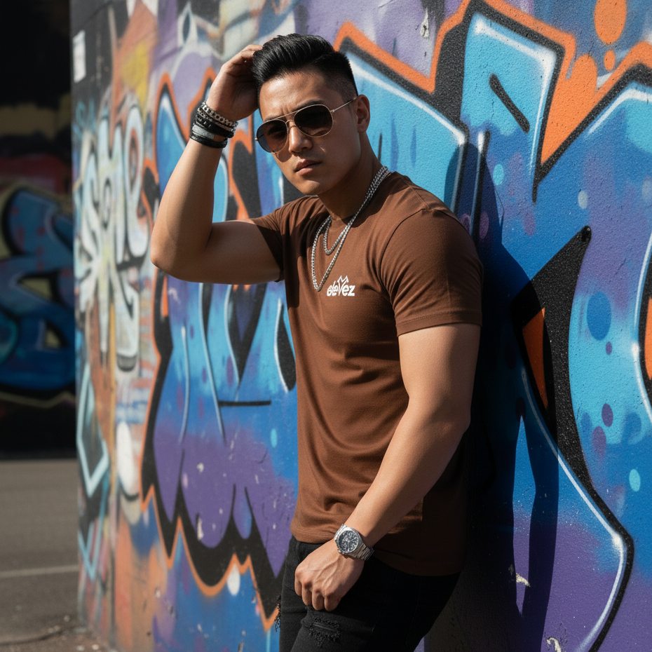 Coffee brown premium tshirt