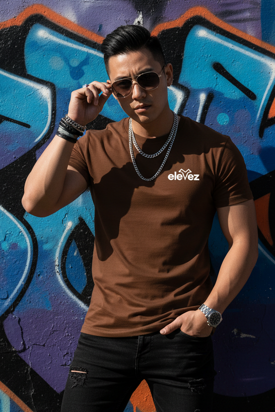 Coffee brown premium tshirt