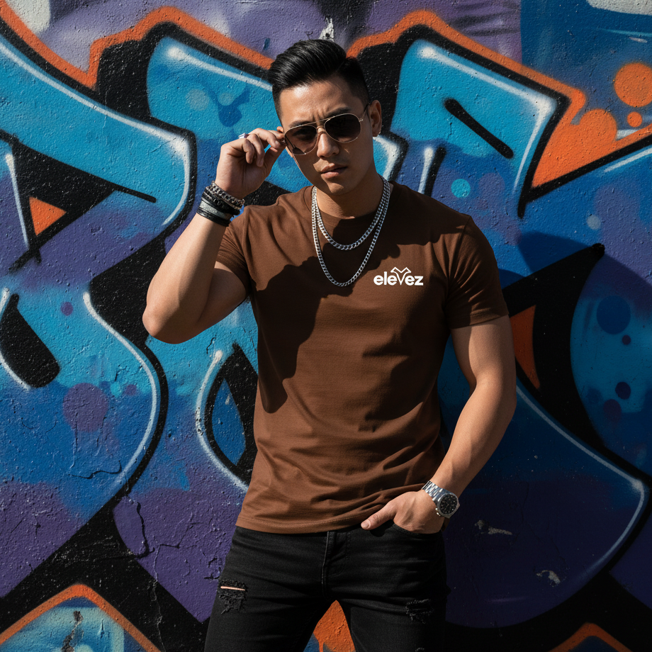 Coffee brown premium tshirt