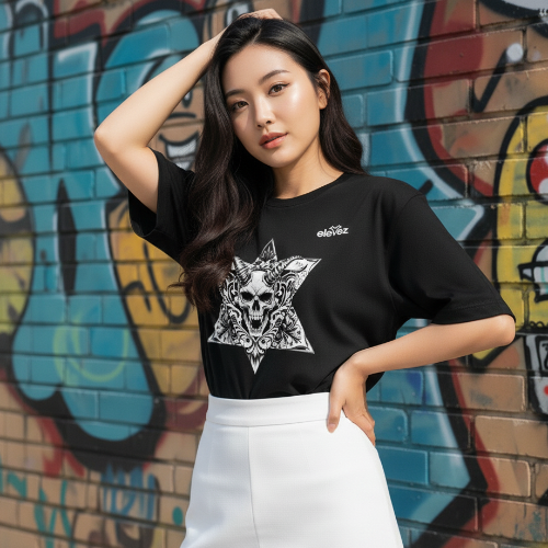 "Hex-Hand Ascension" Oversized Tee