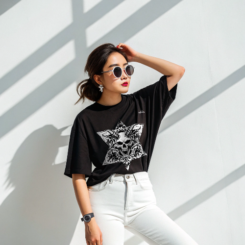 "Hex-Hand Ascension" Oversized Tee